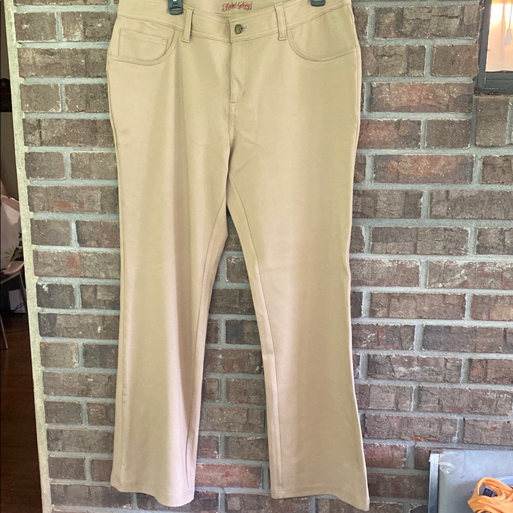 Faded Glory Tan Boot Cut Pants
